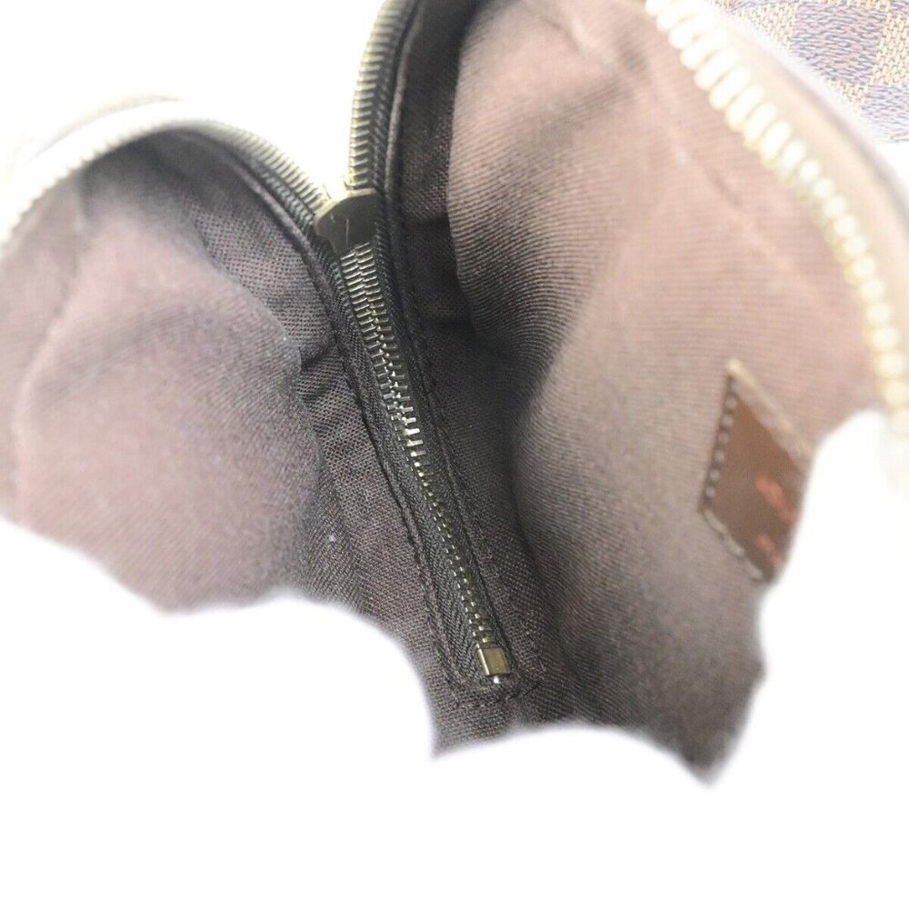 LOUIS VUITTON Geronimos Bum Body Bag Damier Ebene Leather Brown N51994 70FB433 - Picture 11 of 15